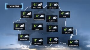 Vremea de mâine 15 decembrie 2023. Scad temperaturile în toată țara. Anunțul meteorologilor ANM