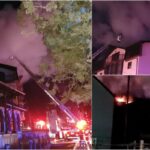 Incendiu cumplit la pensiunea El Ryo din Călimănești. Angajat găsit mort în mansarda clădirii; doi răniţi, printre care patronul