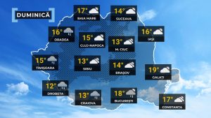 Vremea de mâine 21 aprilie 2024. Ploi în mare parte din țară și temperaturi scăzute
