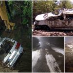 Dezastrul lăsat în urmă de potopul care a lovit în Prahova. La Vâlcăneşti a plouat în câteva minute cât pentru două săptămâni