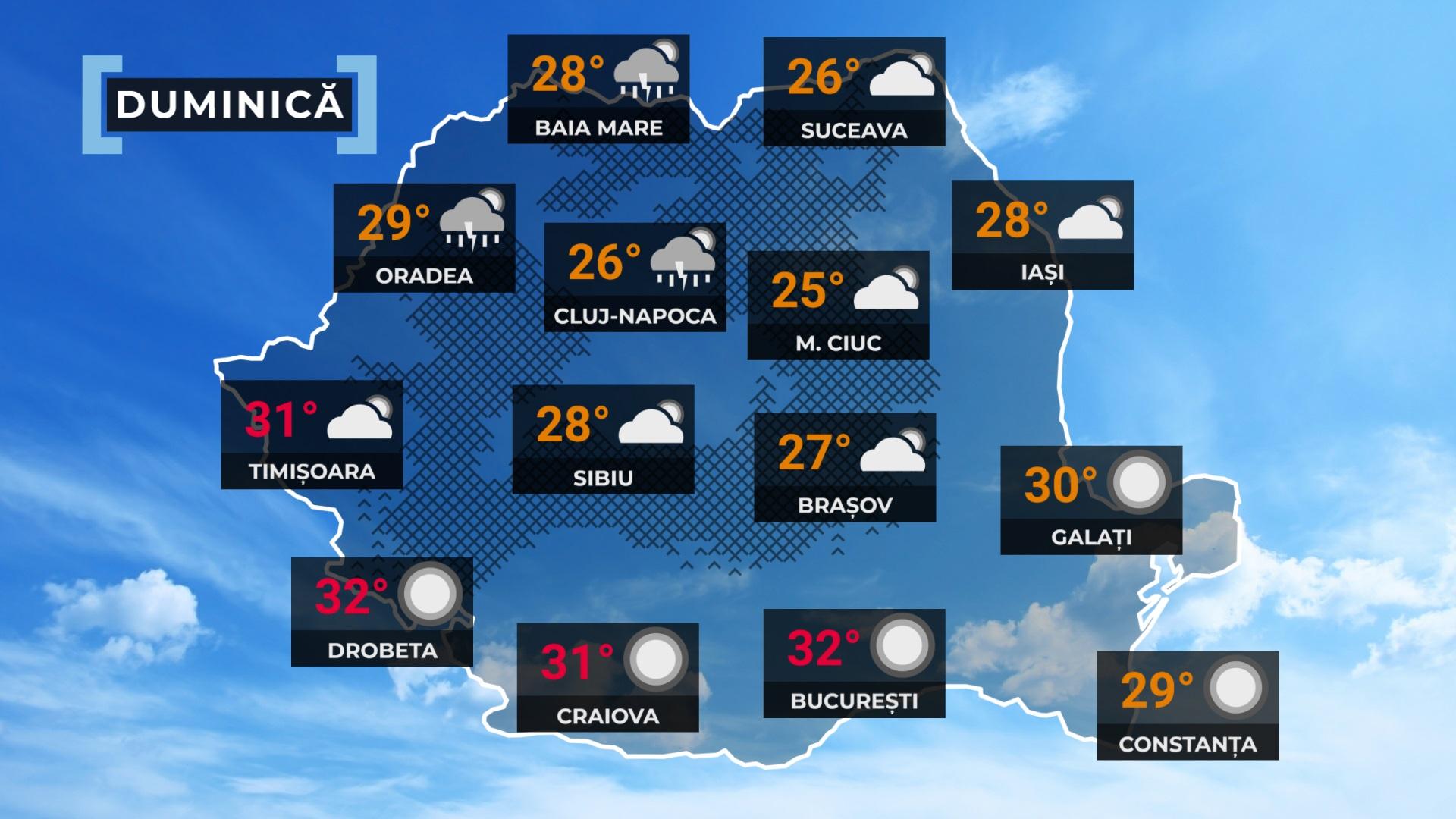 Vremea de mâine 16 iunie 2024. Temperaturi ridicate și condiții ideale pe litoral