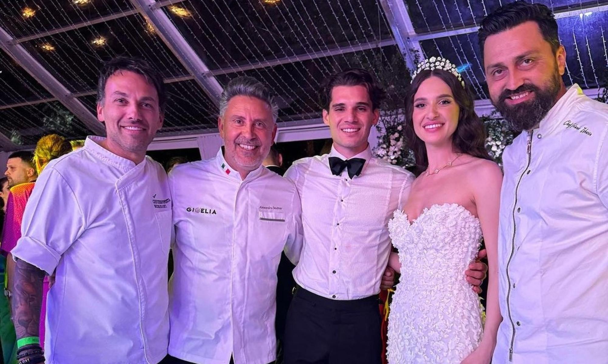 Chef Alexandru Sautner, Chef Orlando Zaharia și Chef Ștefan Popescu, colaborare în premieră la nunta lui Ianis Hagi