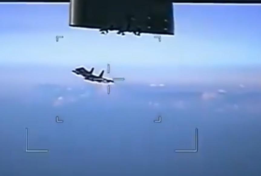 „Comportament periculos” al unui SU-35 faţă de o dronă franceză, deasupra Mediteranei: „Neprofesionist şi agresiv”