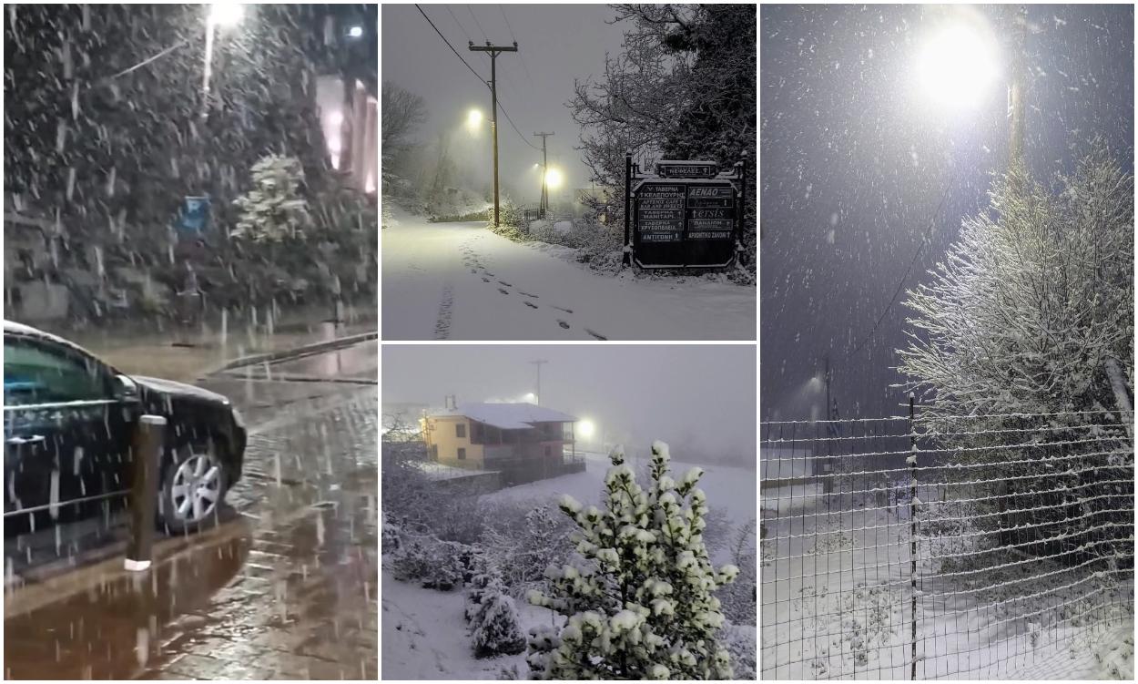 Val de aer polar peste Grecia. Ninsori și frig extrem, după temperaturi de peste 33 de grade Celsius