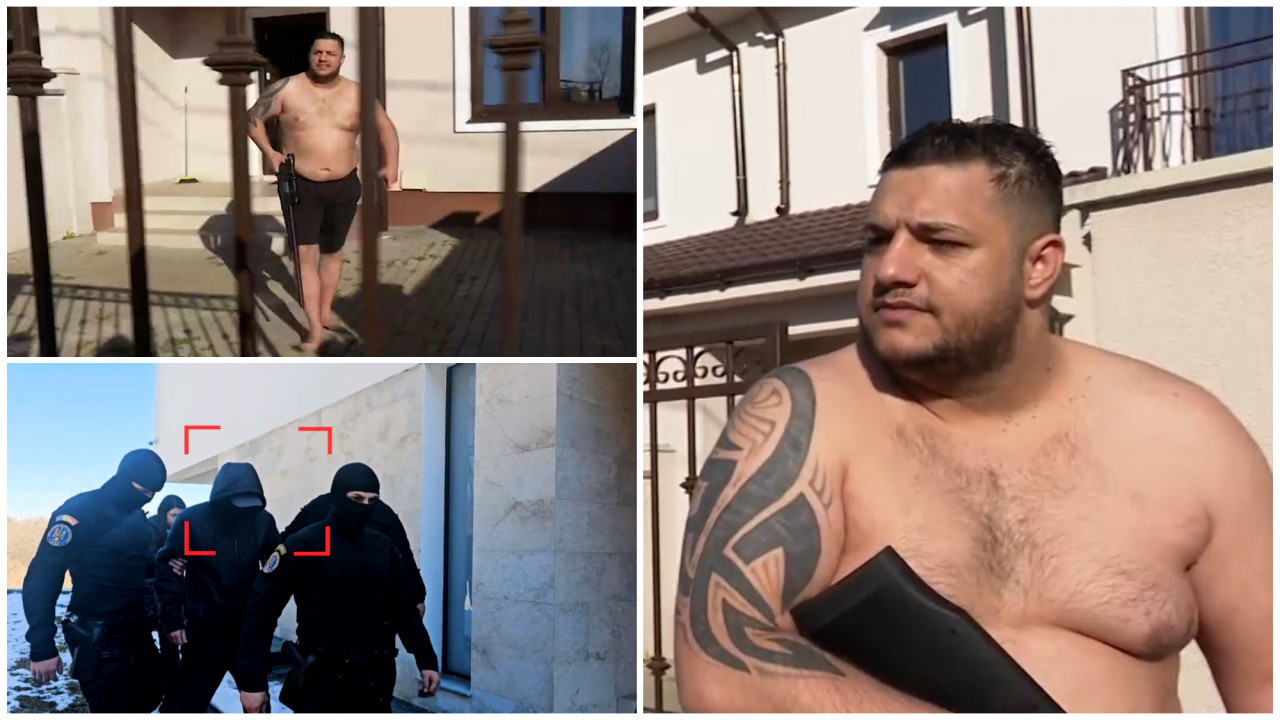 Ce a păţit Alin Borcan după ce a ieşit cu arma la poartă şi i-a ironizat pe mascaţi: „Hoţi cu cagule”