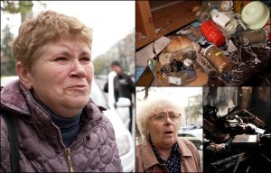 Locatarii blocului explodat din Ploieşti s-au întors în garsonierele devastate: „Am ajuns fără nimic. Toate ușile s-au rupt, pereții nu mai sunt”