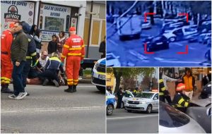 Bărbatul care a făcut zob 5 mașini în Tecuci era băut și s-a dezlănțuit când au venit polițiștii: „A început să țipe ca el e Dumnezeu”