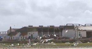 Furtuna Nuria a devastat sudul Spaniei. Trei muncitori au murit sub dărâmături, după ce o tornadă a distrus o clădire