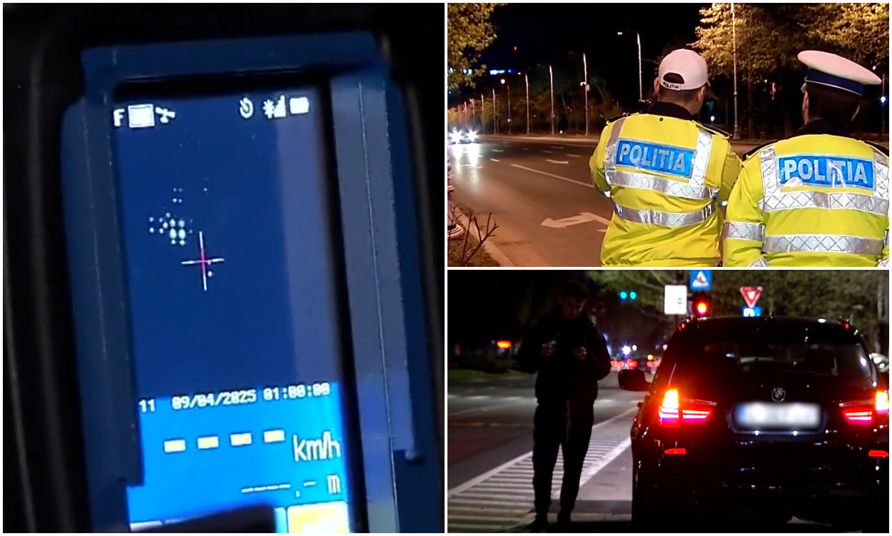 Operaţiune uriaşă a Poliției Române, pentru prinderea vitezomanilor. Agenţii au ieşit în teren cu toată aparatura din dotare