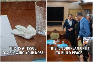 Franţa dezminte fake news-ul că Macron, Merz, Starmer și Tusk au fost prinşi cu „cocaină” în tren spre Kiev