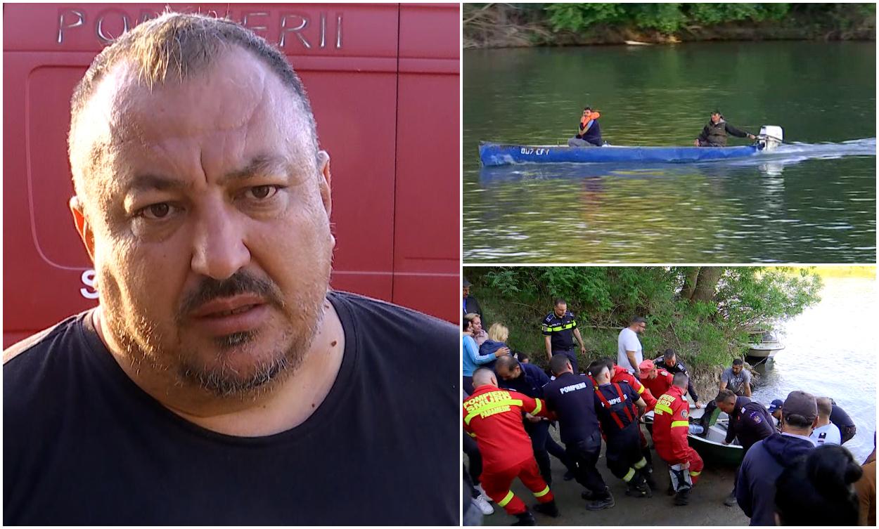 „Apa nu iartă”. Doi pescari, unul dintre ei pompier, dispăruţi de ieri după ce o barjă le-a spulberat bărcile pe Dunăre, la Rast