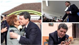 Imagini exclusive. Cum şi-a petrecut Nicuşor Dan zilele de sâmbătă şi duminică: vizită în Făgăraş, votul şi apariţia de la balcon