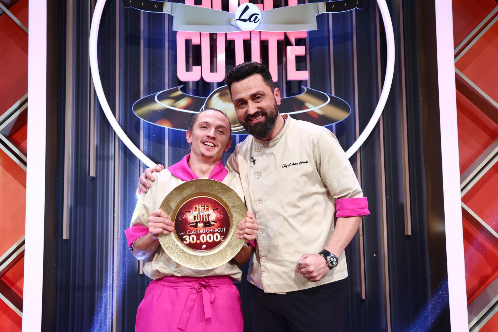 Claudiu Gherguț, cuțitul de aur al lui Chef Orlando Zaharia, a câștigat sezonul 15 Chefi la cuțite
