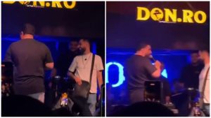 Oamenii au scandat „Nicuşor Dan” când Tzancă Uraganu a vrut să cânte maneaua pentru George Simion, la Cluj