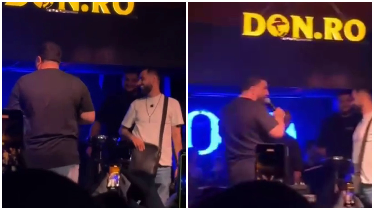 Oamenii au scandat „Nicuşor Dan” când Tzancă Uraganu a vrut să cânte maneaua pentru George Simion, la Cluj
