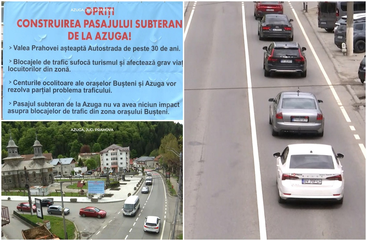 Autorităţile din Azuga vor să facă pasaj pietonal subteran, pentru că așa cred că scapă de aglomerația de pe Valea Prahovei: „E inutil”