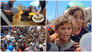 Dezastru umanitar în Gaza: cozi la făină şi orez, lângă câmpul de luptă. Zeci de persoane, victime colaterale
