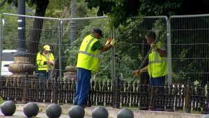Primele „surprize” la începerea lucrărilor pentru refacerea planşeului Unirii