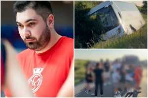Filmul morții lui Marius Coman, antrenorul ucis în accident pe A2: „Era în faţa mea şi a zburat prin geam”