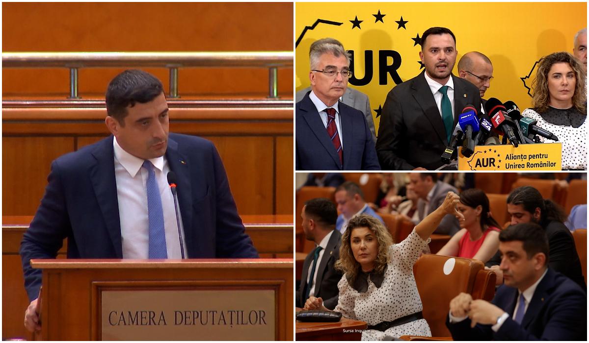 Şansele AUR pentru a strânge 233 de voturi la moţiunea de cenzură împotriva Guvernului