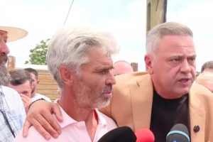 Revolta fermierilor din Lunguleţu, verificaţi dacă iau ilegal apă din Dâmboviţa: „E de la Dumnezeu”