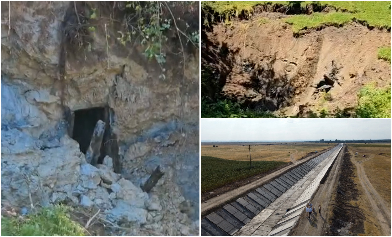 Zeci de oameni evacuați în miez de noapte din satul Coștiui, după prăbușirea unei foste galerii de sare