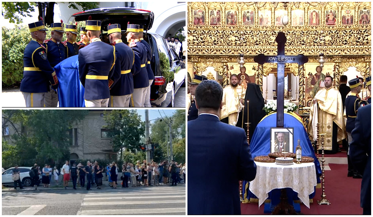 „Imnul Golanilor”, cântat de protestatari la funeraliile lui Ion Iliescu