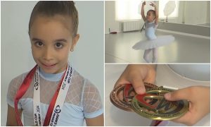 Povestea Ilincăi Bendeac, balerina care cucerește lumea. La doar 10 ani, este deja dublă campioană mondială