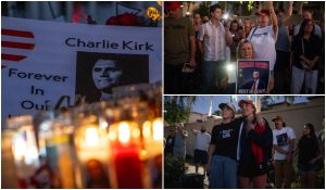 Charlie Kirk, omagiat de zeci de mii de oameni în Arizona. Trump şi JD Vance, în primul rând la ceremonie