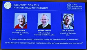 Premiul Nobel pentru Fizică 2025, câştigat de 3 cercetători pentru descoperiri inovatoare în mecanica cuantică