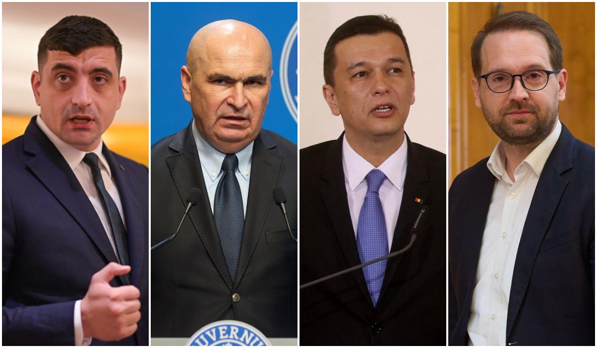 Sondaj CURS, alegeri parlamentare: AUR 35%, PSD 24%, PNL 15%, USR 10%. 49%, de acord cu suspendarea lui Dan