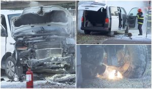 Filmul accidentului din Capitală. Şoferul dubei „a văzut negru” şi a lovit în plin o femeie pe trotuar