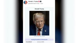 Donald Trump s-a autoproclamat „președinte în exerciţiu al Venezuelei”