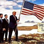 Trump s-a postat cum pune steagul american în Groenlanda. A publicat mesaje private de la Rutte şi Macron