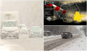 Ciclonul care a făcut ravagii în Portugalia şi Spania lovește România. Alertă de ger şi ninsoare în toată ţara