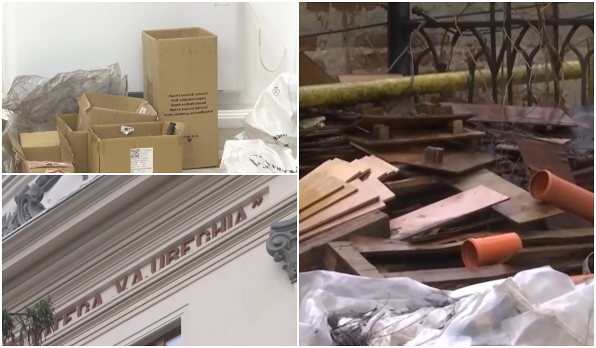 Constructorul care reabilita Biblioteca Judeţeană din Galaţi a „dispărut”. Şi-a lăsat şi sculele pe şantier