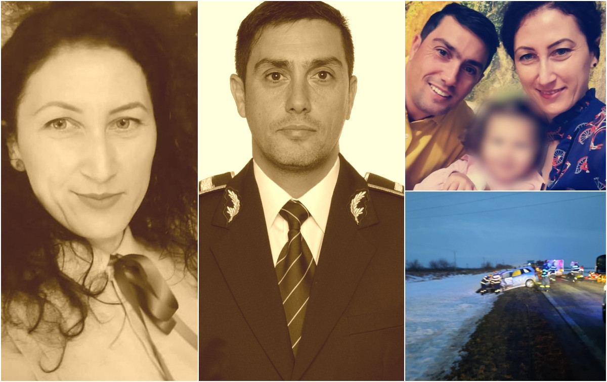 „Cei buni ajung la Dumnezeu”. Durere și lacrimi pentru Dan și Cătălina, părinții morți în accident