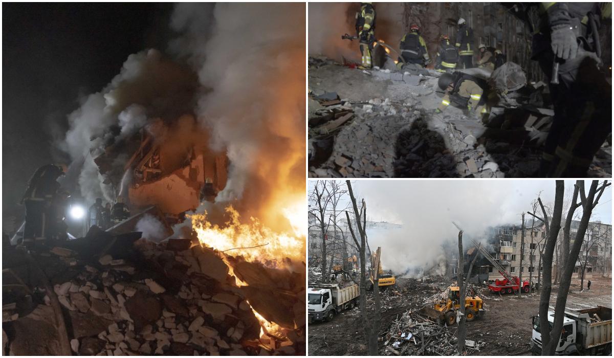 În timp ce ochii lumii sunt pe Iran,  Putin a atacat iar masiv Ucraina: cel puţin 6 morţi şi zeci de răniţi