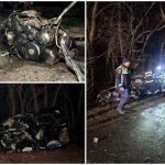 Filmul accidentului cu 4 morţi din Neamţ. Un şofer profesionist a semănat moarte şi şi-a lăsat copilul orfan
