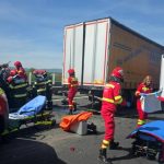 Accident devastator pe A1: Impactul tragic al coliziunii dintre două camioane spre Sebeș