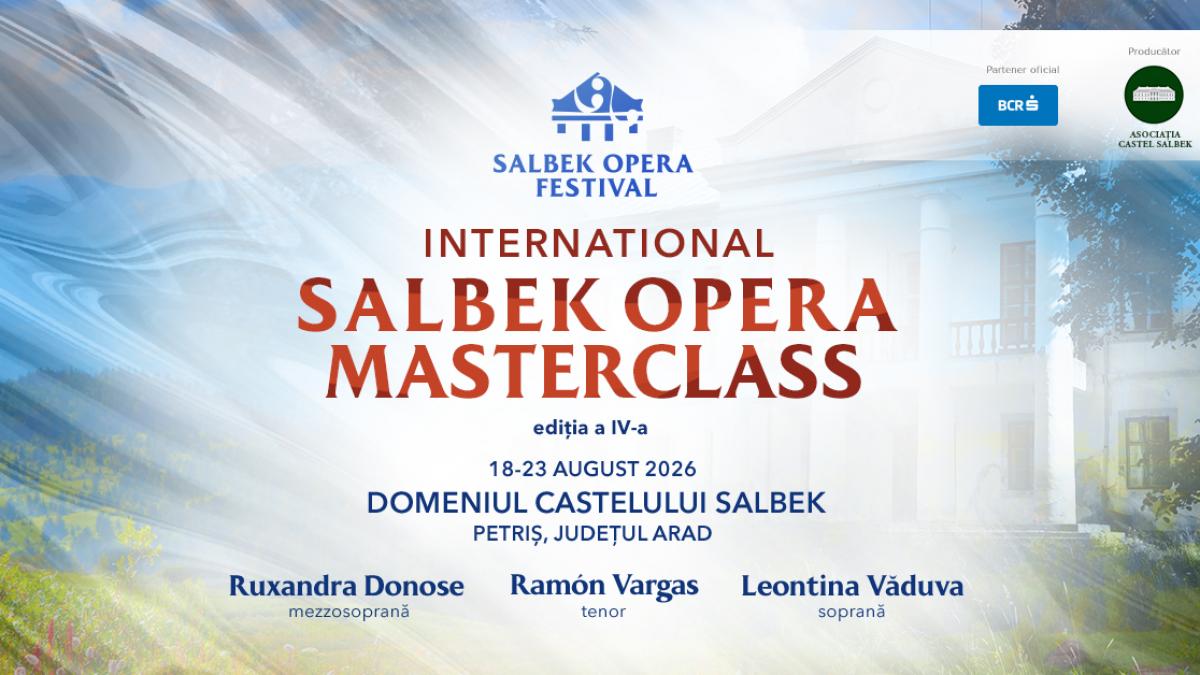Internațional Salbek Opera Masterclass 2026: Oportunități Unice pentru Viitorii Artiști Lirici