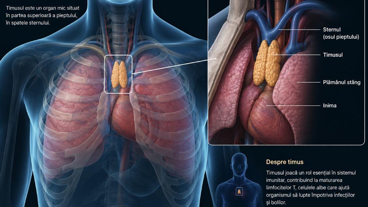 Timusul: Micul Organ cu Rol Crucial în Longevitate și Sănătate
