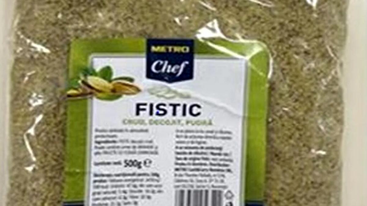 Alertă alimentară la Metro: Ce trebuie să știm despre fisticul retras de ANSVSA