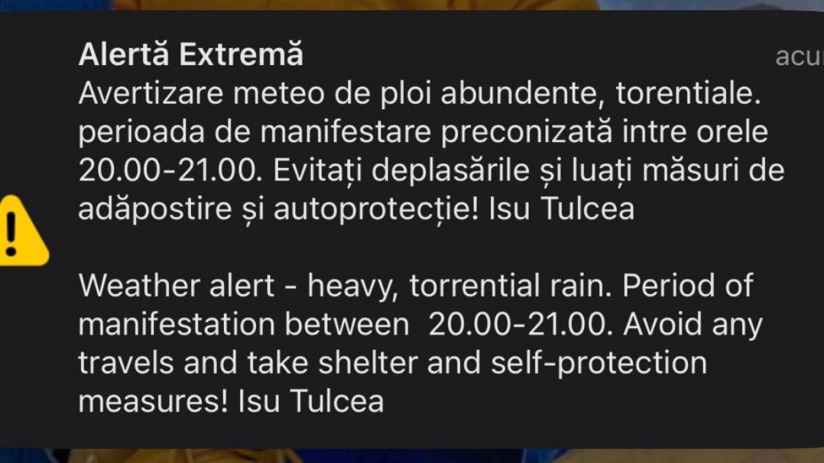 Impactul vremii extreme: Ploile torențiale și grindina la Tulcea – o analiză detaliată