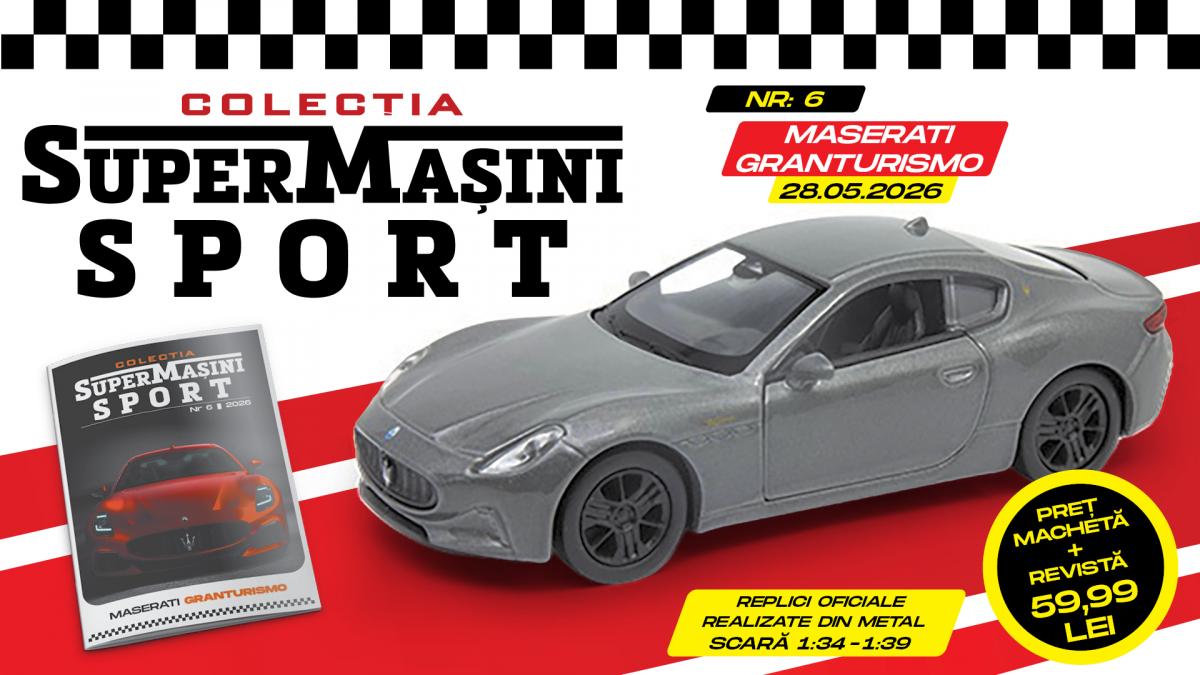 Maserati GranTurismo: O Jewel în Colecția „SuperMașini Sport”