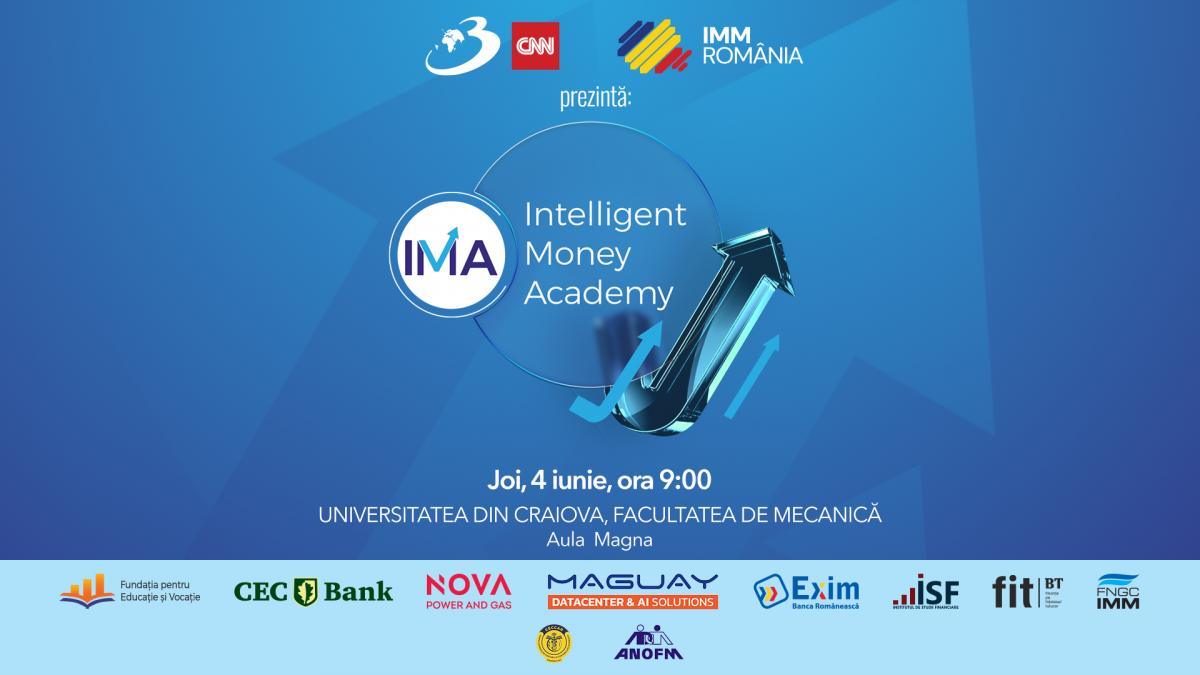 INTELLIGENT MONEY ACADEMY: O ZI DEDICATĂ ANTREPRENORILOR LA CRAIOVA