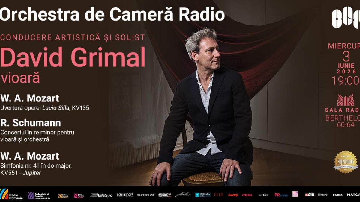 David Grimal și Magia Muzicii Clasic: O Seară cu Stradivarius, Mozart și Schumann la Sala Radio