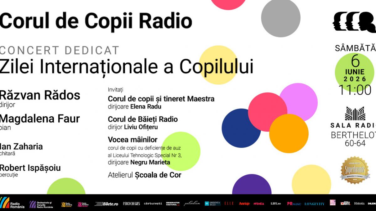Copilăria, sărbătorită prin muzică la Sala Radio: O explorare a importanței culturii în dezvoltarea copiilor