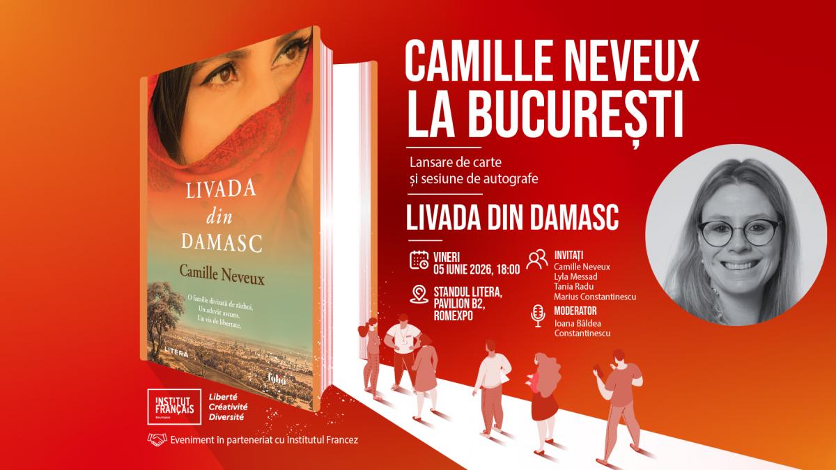 Camille Neveux și Livada din Damasc: O explorare literară la Bookfest 2026