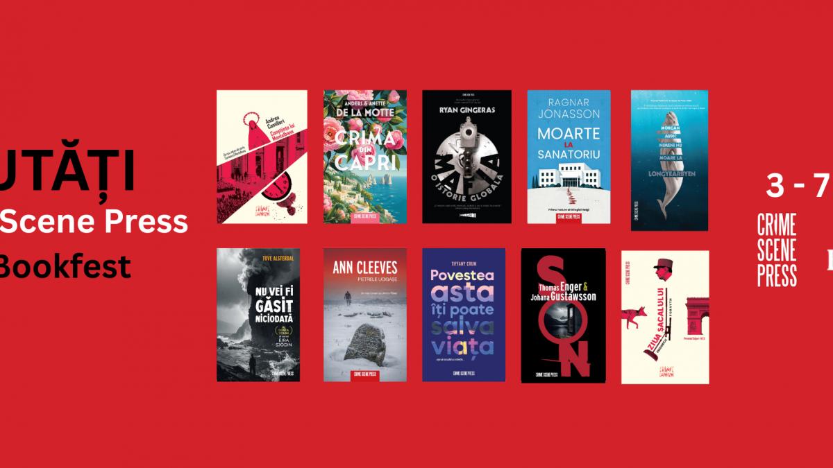 Crime Scene Press la Bookfest: Un Univers al Thrillerelor și Non-Ficțiunii în Era Modernă